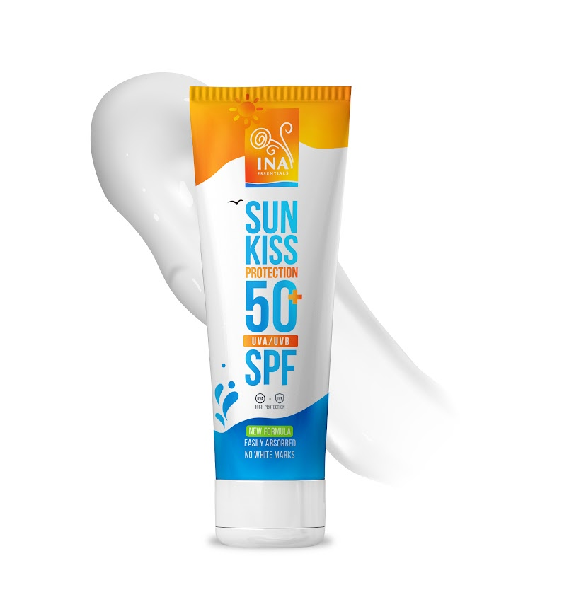 Porodični paket za zaštitu od sunca - 2+1 Prirodna krema za sunčanje za lice i telo SPF 50+ sa organskom belom jelom