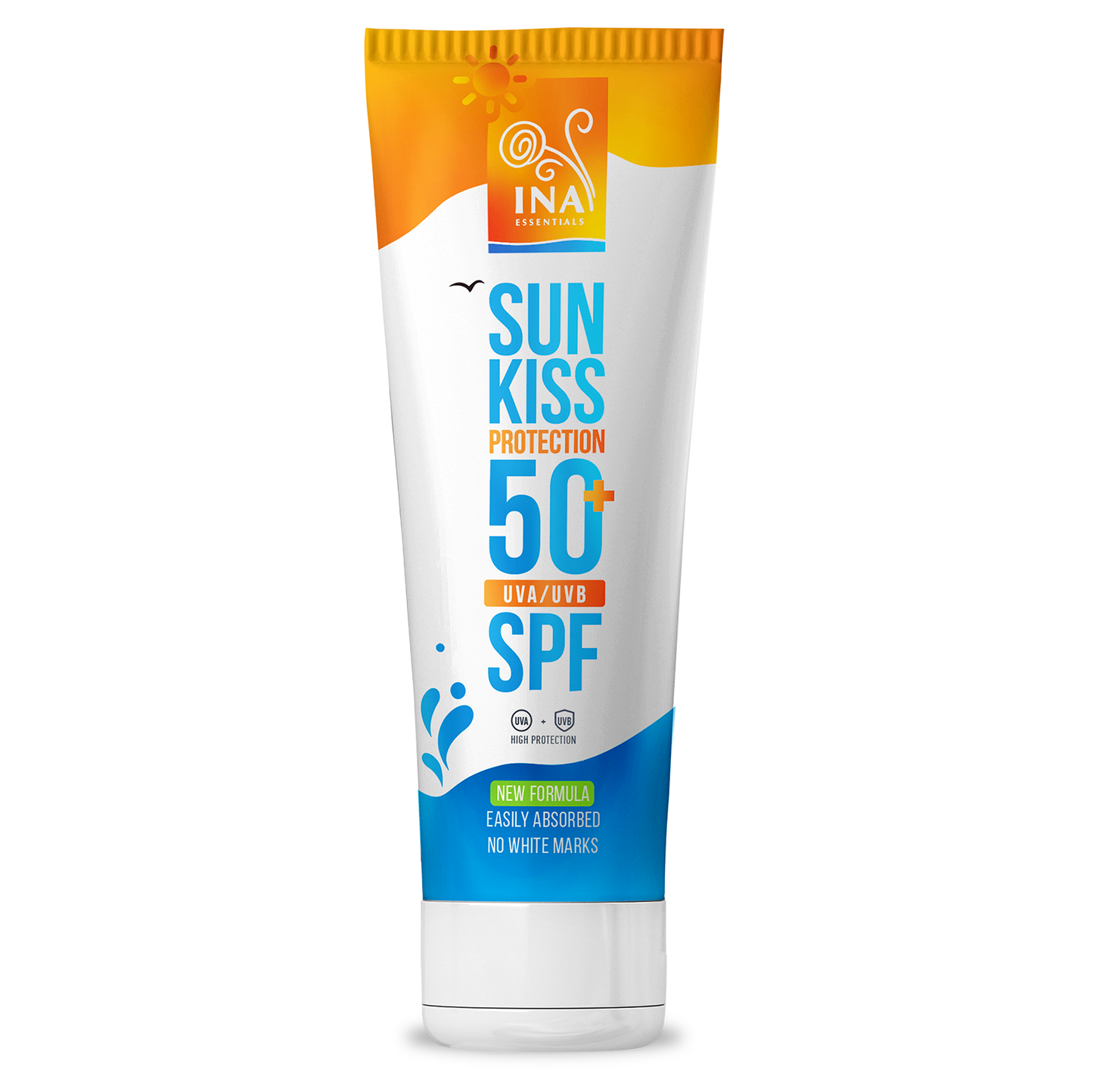 Prirodna Krema za Sunčanje za Lice i Telo SPF 50+ sa Organskom Belom Jelom
