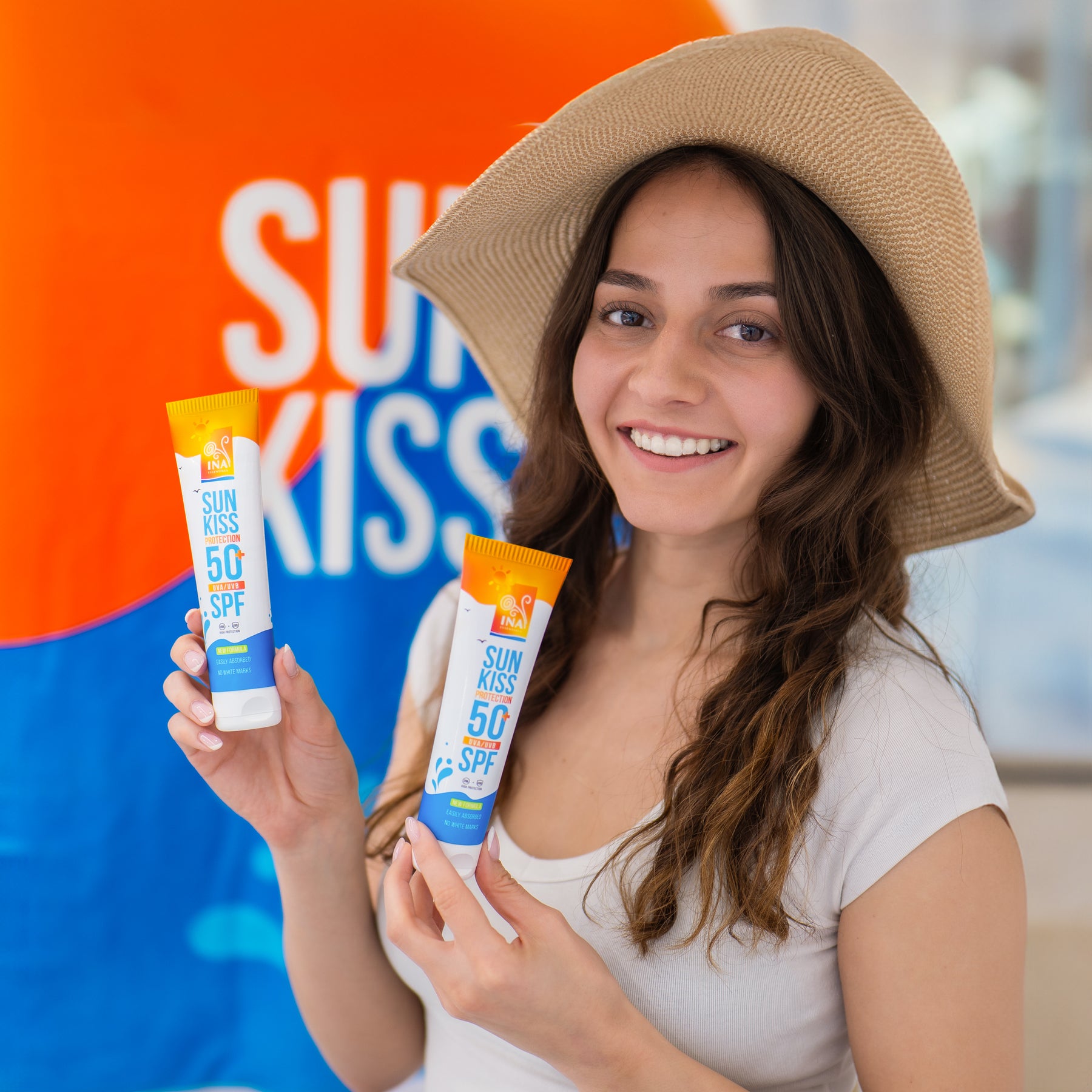 Prirodna Krema za Sunčanje za Lice i Telo SPF 50+ sa Organskom Belom Jelom