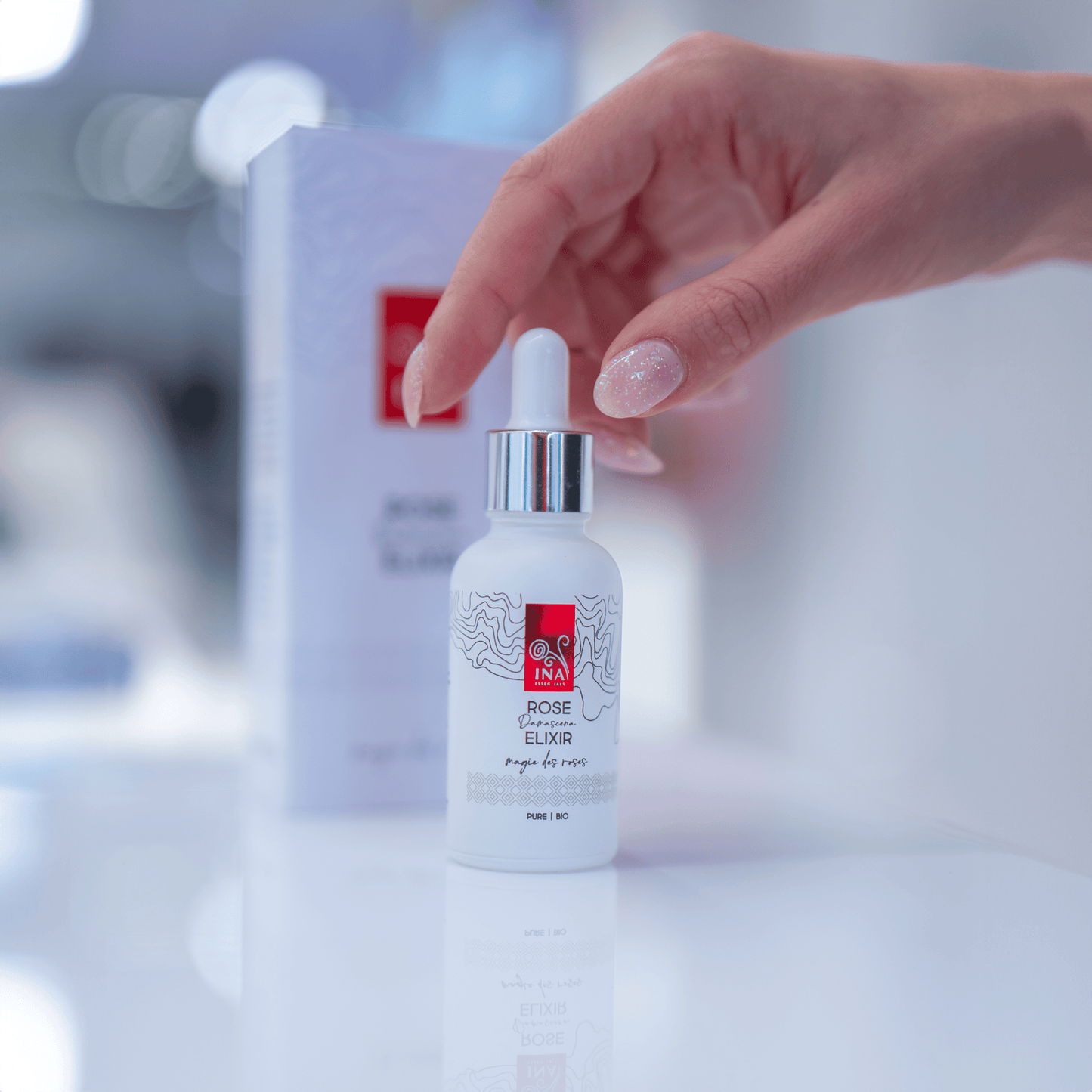 Intenzivni anti-age serum za lice sa organskim uljem ruže – Rose Elixir