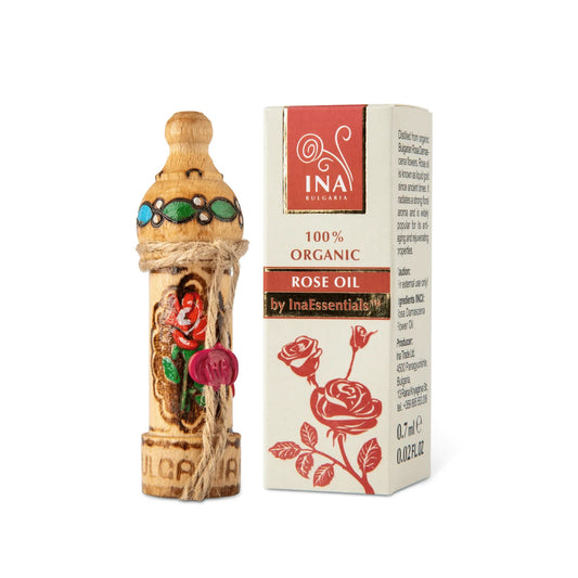 Organsko eterično ulje Ruže - ulje Rosa Damascena