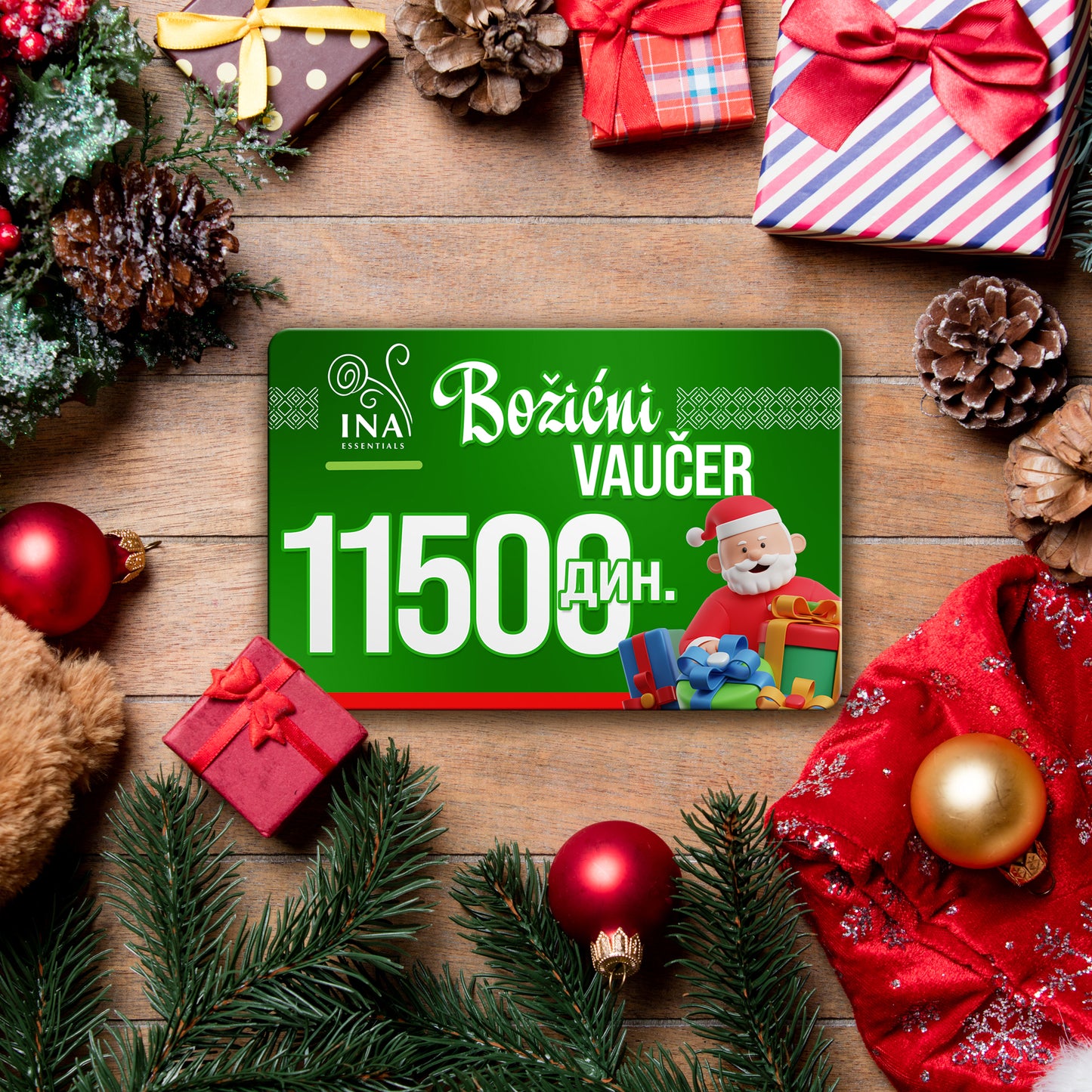 Kupi božićni vaučer u vrednosti od 11500 RDS, plati 8000 RSD – Digitalni vaučer