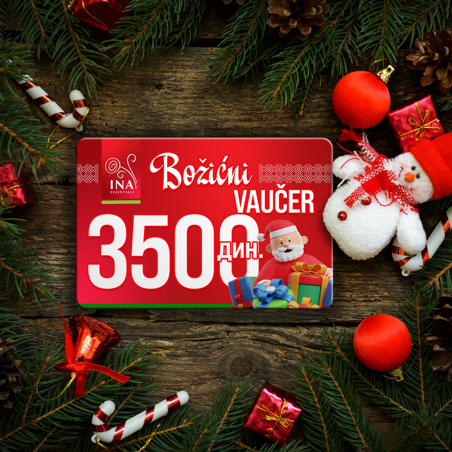 Kupi božićni vaučer u vrednosti od 3500 RDS, plati 2700 RSD – Digitalni vaučer