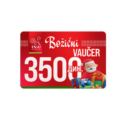 Kupi božićni vaučer u vrednosti od 3500 RDS, plati 2700 RSD – Digitalni vaučer