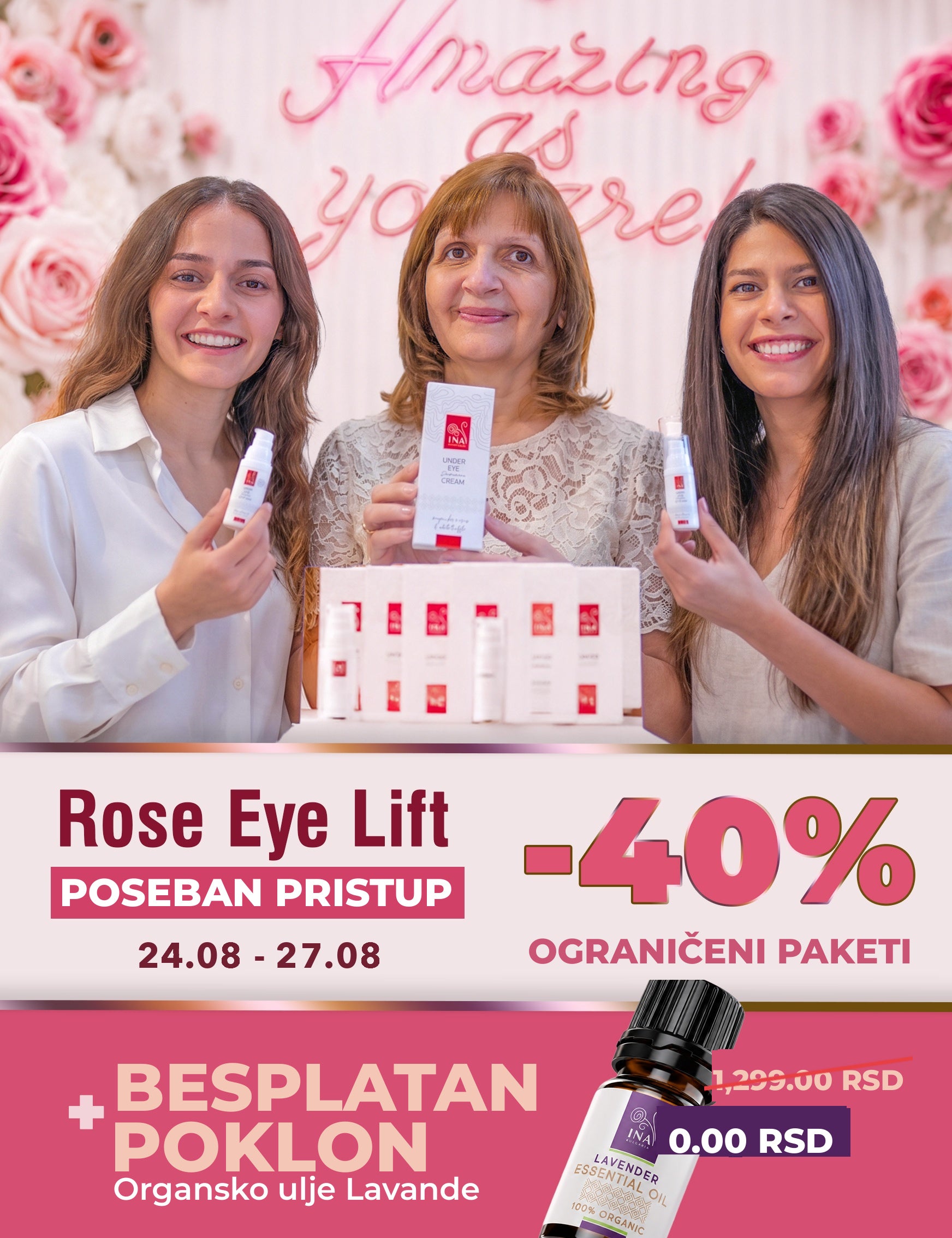 Rose Eye Lift Rani pristup RS 24-27.08