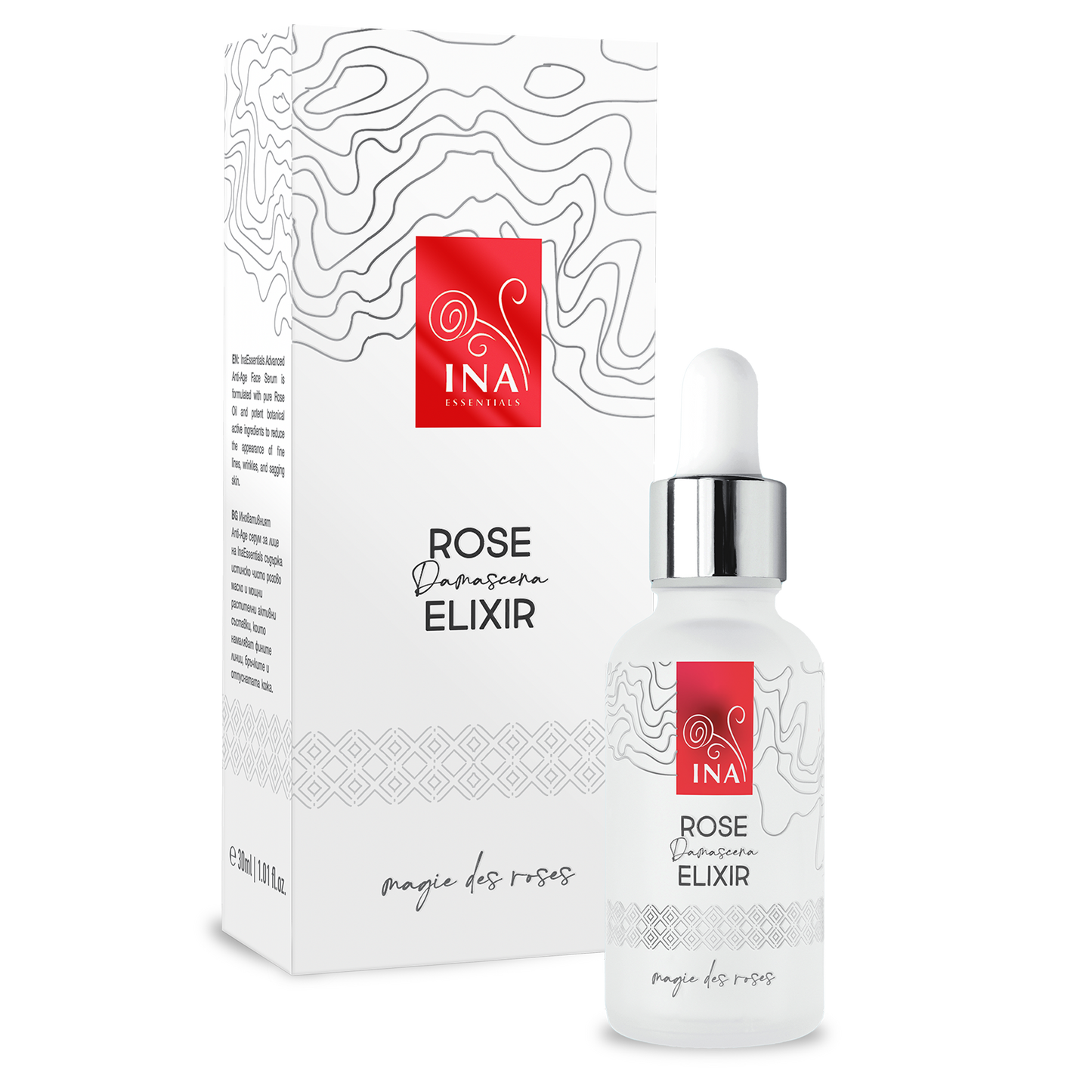 Intenzivni anti-age serum za lice sa organskim uljem ruže – Rose Elixir