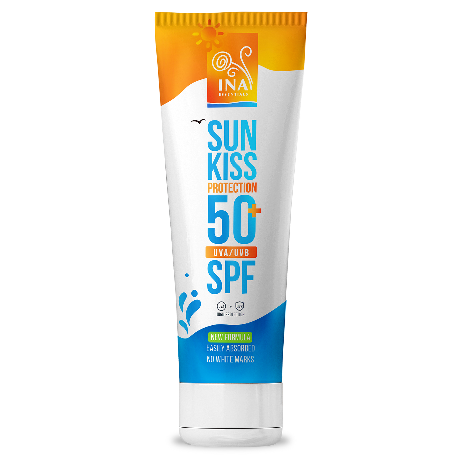 Prirodna Krema za Sunčanje za Lice i Telo SPF 50+ sa Organskom Belom Jelom