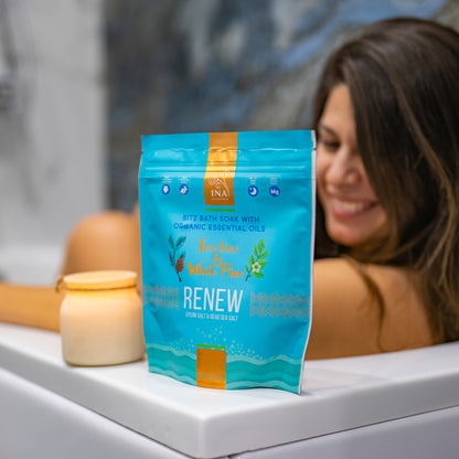 Renew - Soli za kupanje sa Čajevcem i Belim Borom za umorne noge i Gljivice