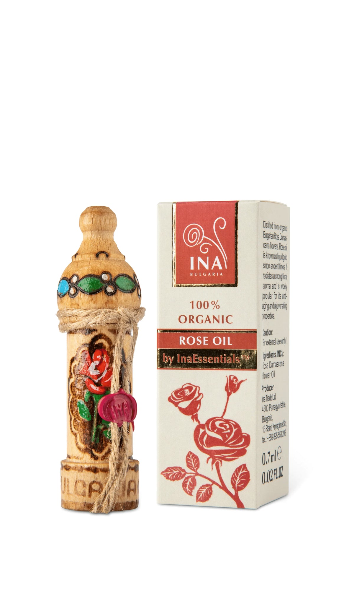 Organsko eterično ulje Ruže - ulje Rosa Damascena