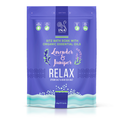 Relax - Soli za kupanje sa Lavandom i Borovnicom za Opuštanje i oslobađanje od Stresa