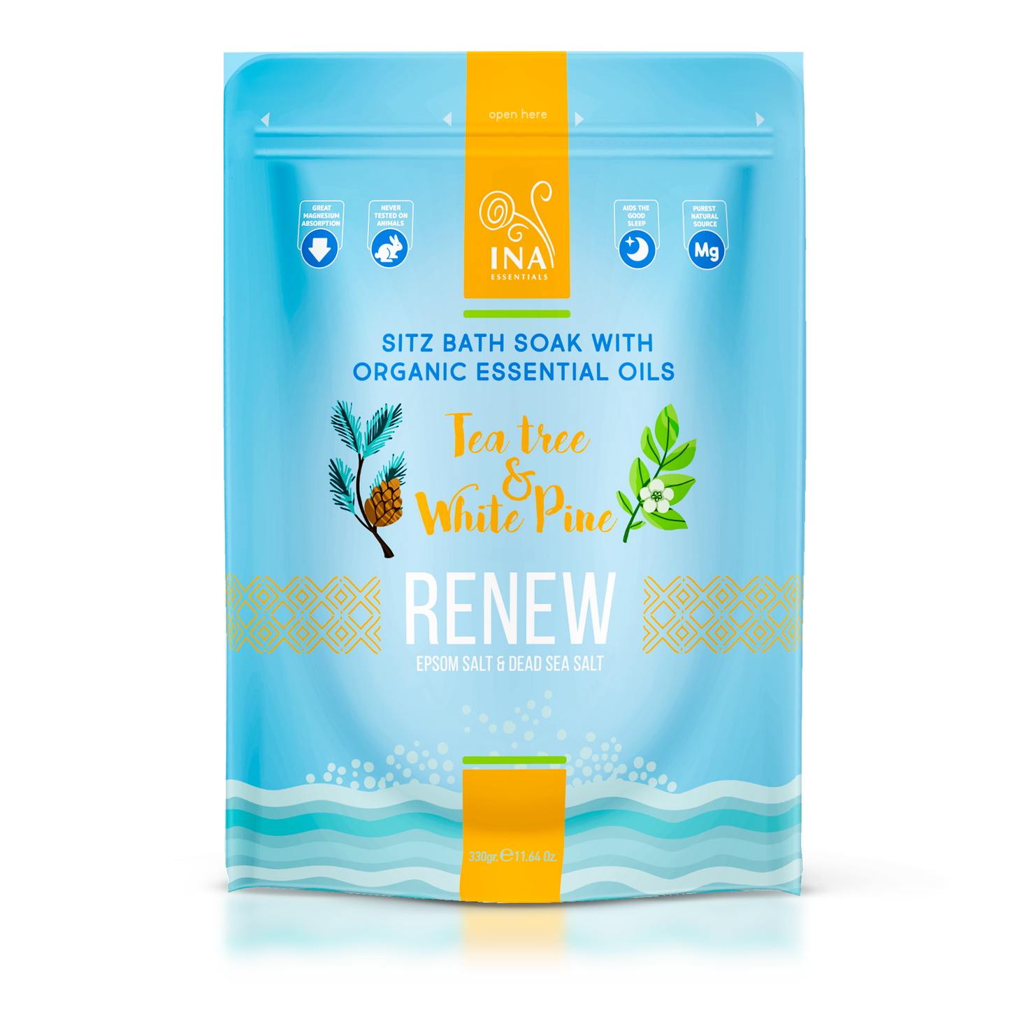 Renew - Soli za kupanje sa Čajevcem i Belim Borom za umorne noge i Gljivice